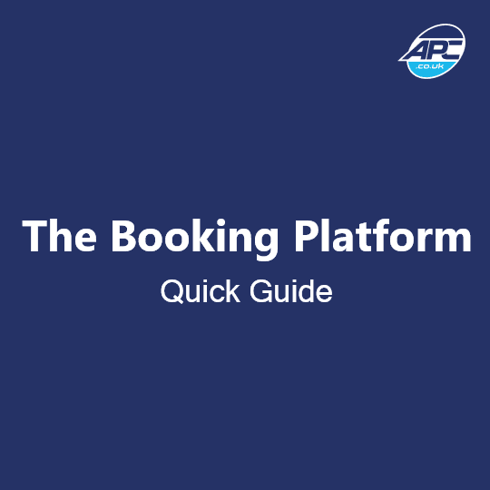 APC Booking Platform Quick Guide