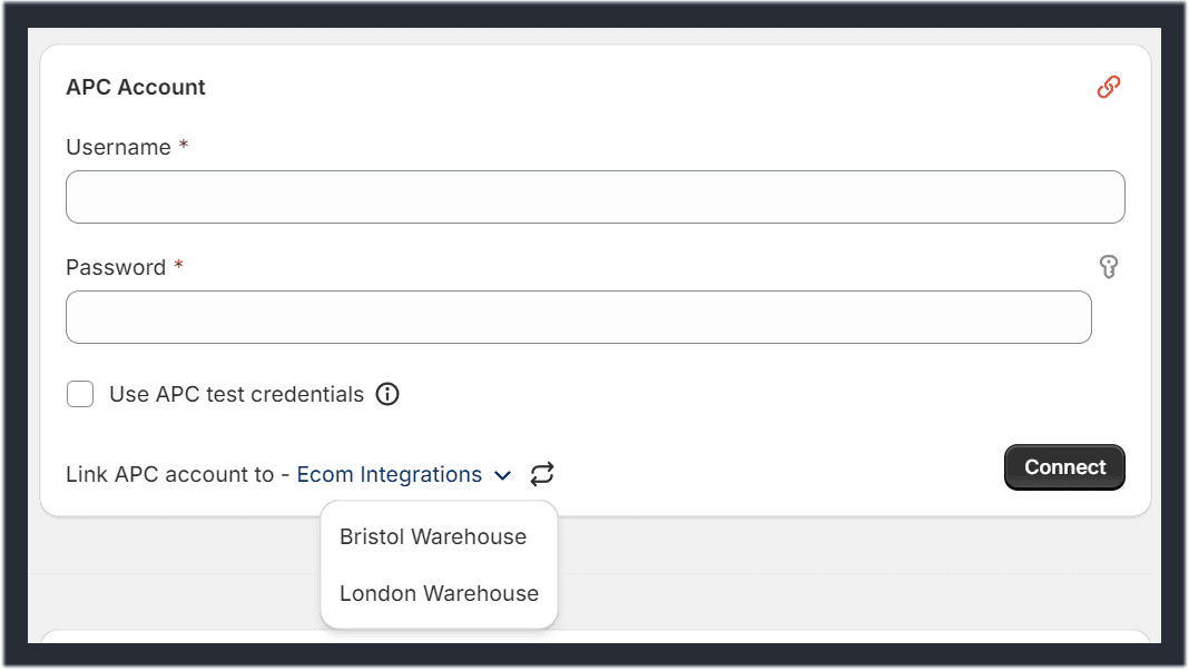 APC 123 Account Setup Multiple Location Support